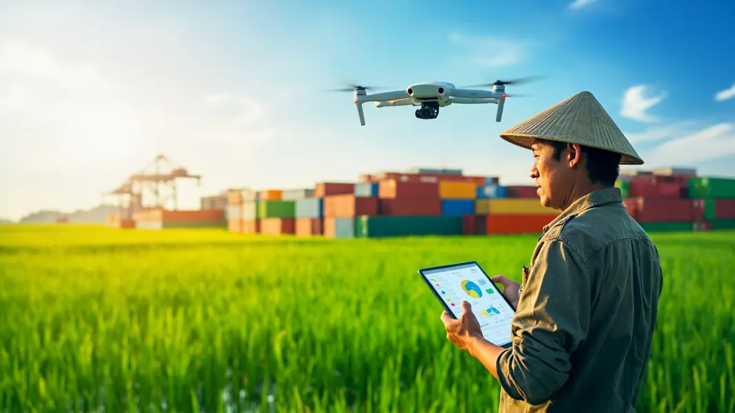 Nông dân Việt Nam ứng dụng công nghệ số trong sản xuất nông nghiệp xuất khẩu